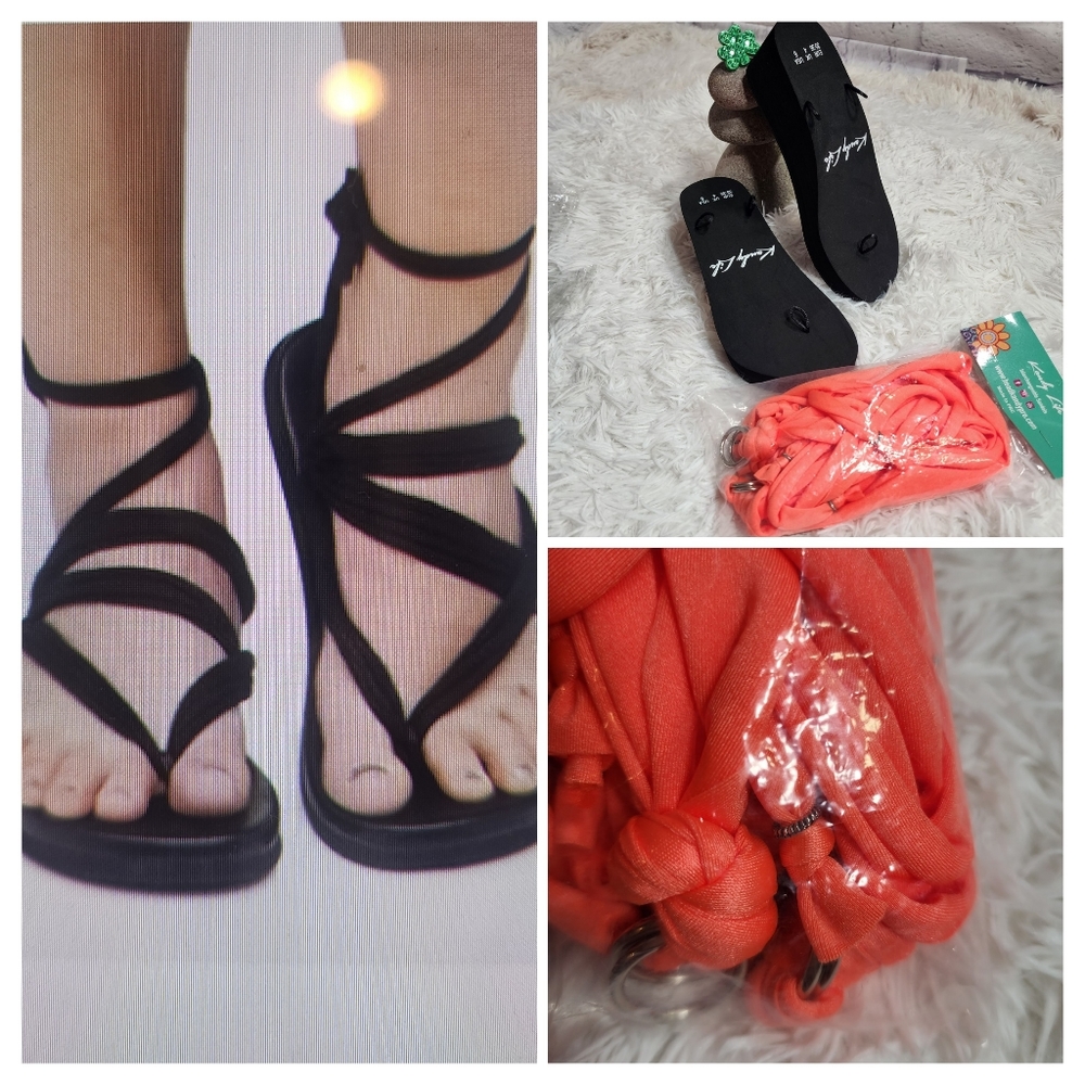 Kandy Life Interchangeable Sandals - Wedge/ sizes 11/ NWT/ O…